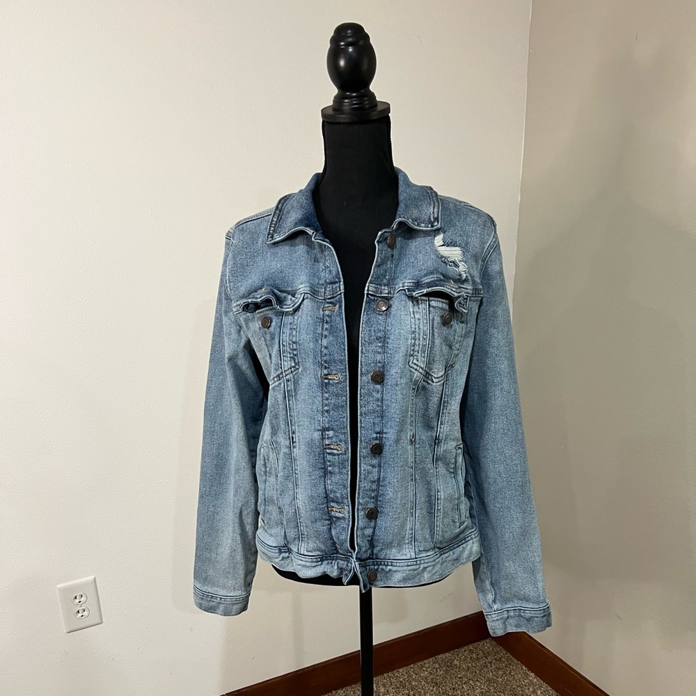 Maurice’s distressed denim jean jacket